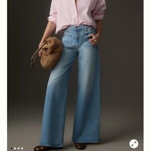 Mother the patch pocket undercover sneak wide-leg Jean NWT